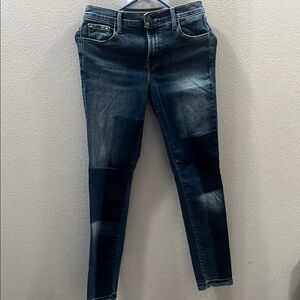 J Brand Blue Skinny Jeans with Modern Fit and Vintage Appeal